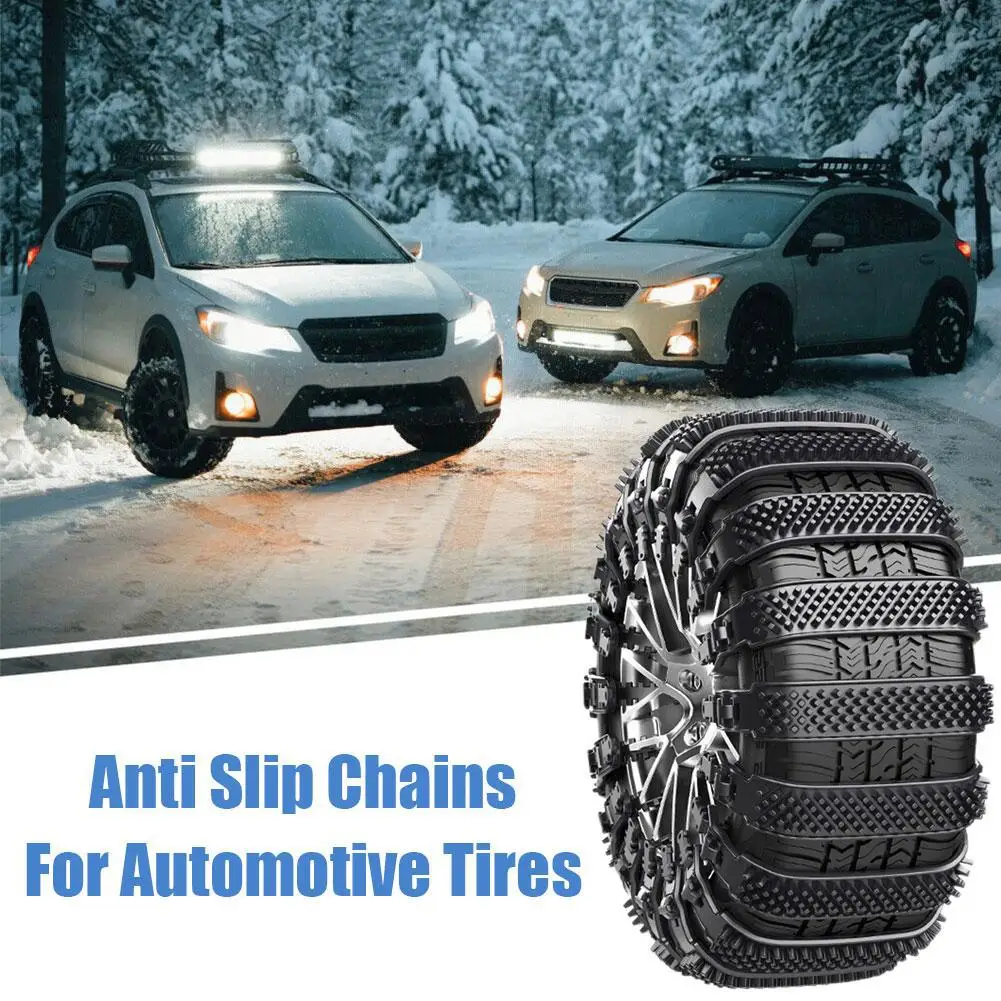 

Winter Auto Tire Chain General Purpose Car Truck Outdoor Thickening Chain Widening And Portable Snow Emergency Tools B5X9