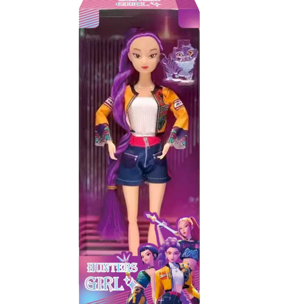 2025HOT NUOVO Anime KPop Demon Hunters Doll Giocattolo in vinile Rumi Mira zoi Personaggio maschera in vinile figurine Regalo di compleanno Fan Club Regali