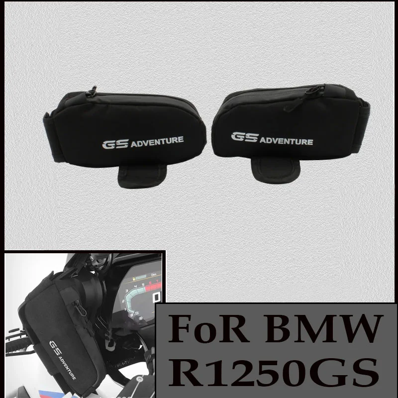 For BMW R1250GS Aventura 2018-2023 R1200GS Side Fairing Windshield Package Waterproof Motorcycle Saddlebag Storage Bag