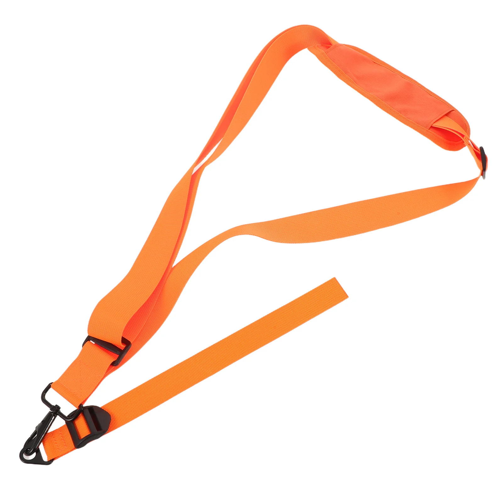 

Adjustable Lawn Mower Shoulder Strap Universal Grass Trimmer Carrying Belt Padded Soft Orange Visibility Comfort Fit