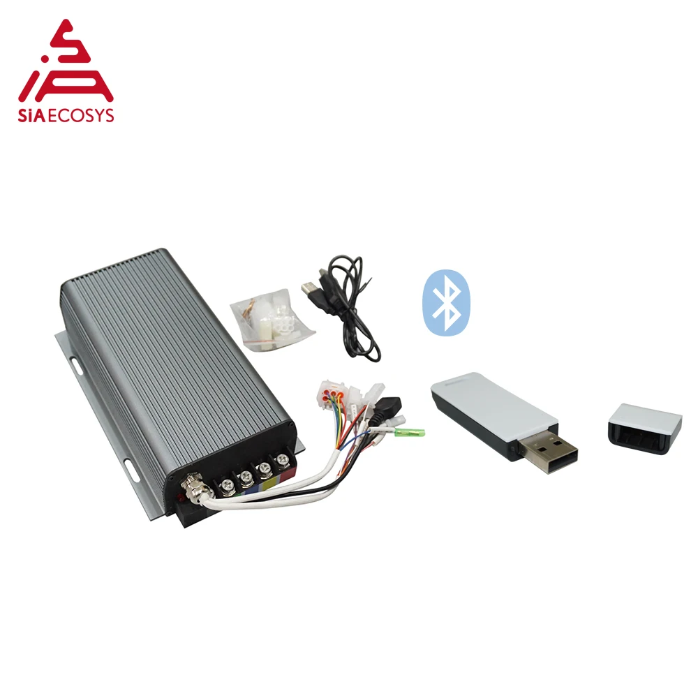 Free Shipping MQ Sabvoton Controller SVMC72150 72V 150A Match BLDC Electric Hub Motor Including Bluetooth Adapter