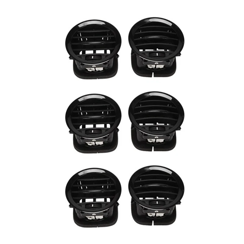 

6PCS Car Interior Heater A/C Air Vent Cover Outlet Grille For Vauxhall Opel ADAM/CORSA D MK3