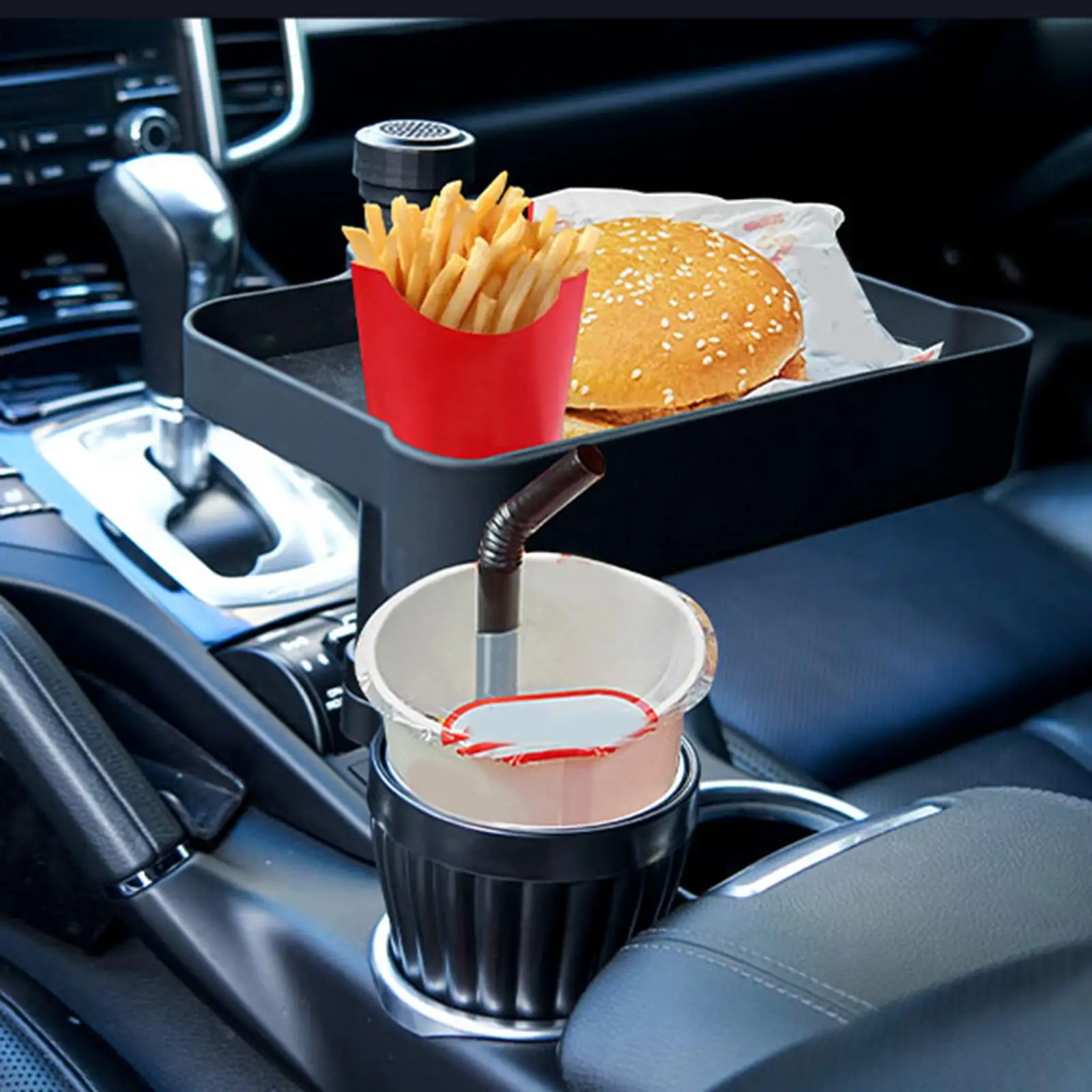 Car Cup Holder 360° Rotating Base Beverage Can Creative Car