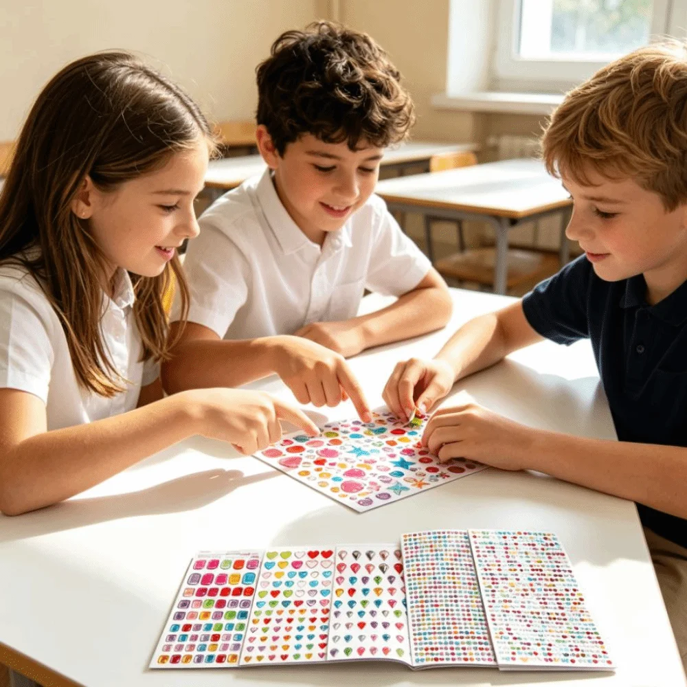 3D Rhinestone Rhinestone Stickers Various Patterns Colorful Acrylic Diamond Stickers Self Adhesive Acrylic Stickers
