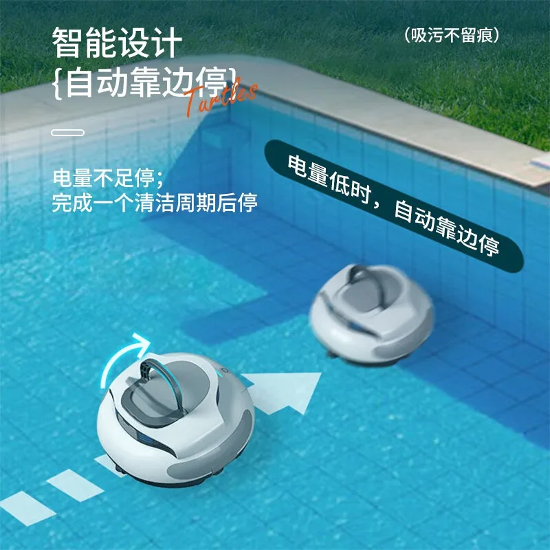 2025 Small swimming pool sewage - fully automatic cleaning robot - filter pool vacuum cleaner