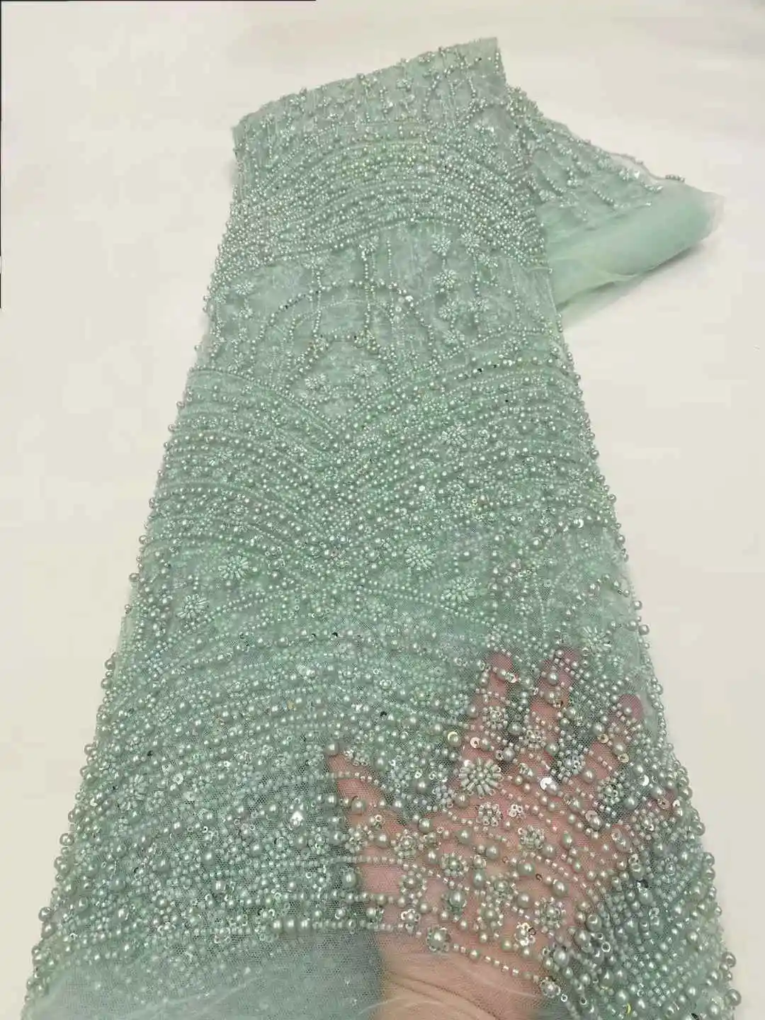 أفريقيا النيجيري مطرز الفرنسية شبكة الدانتيل مع الترتر جودة عالية 2025 التطريز الدانتيل الترتر الدانتيل لفساتين الزفاف النساء