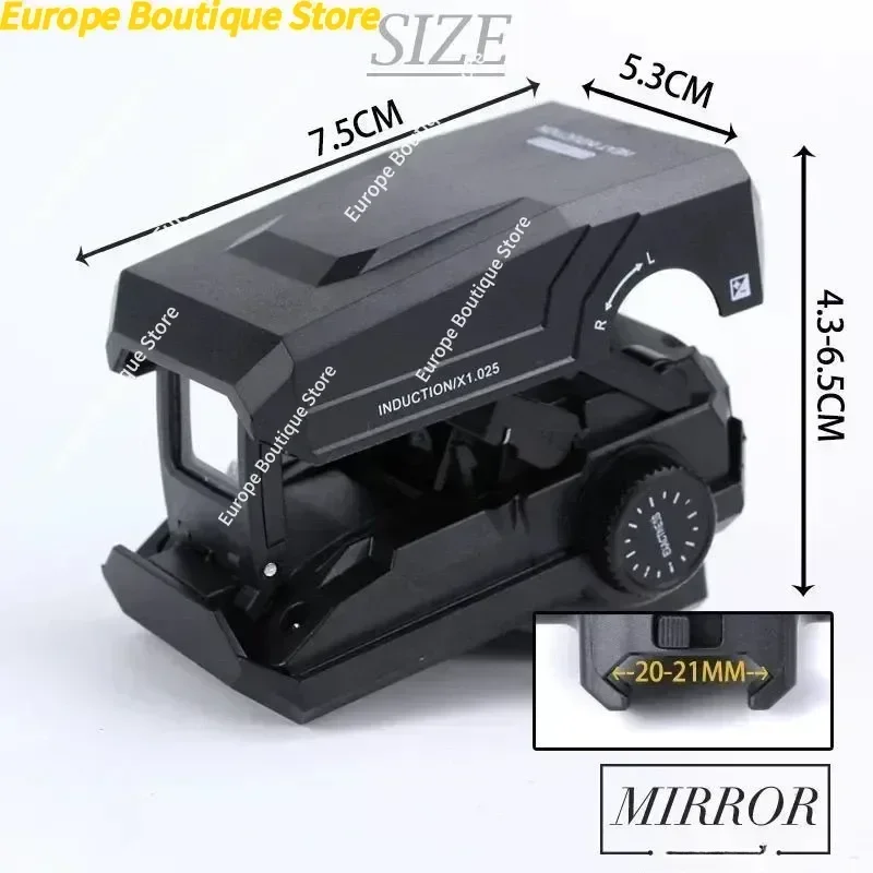 مرآة بصرية قابلة للتشوه 20-22 مللي متر أحمر وأخضر قابل للتعديل بقعة ألعاب بلاستيية نطاق البندقية منتجات عالمية ثلاثية الأبعاد في الهواء الطلق #2