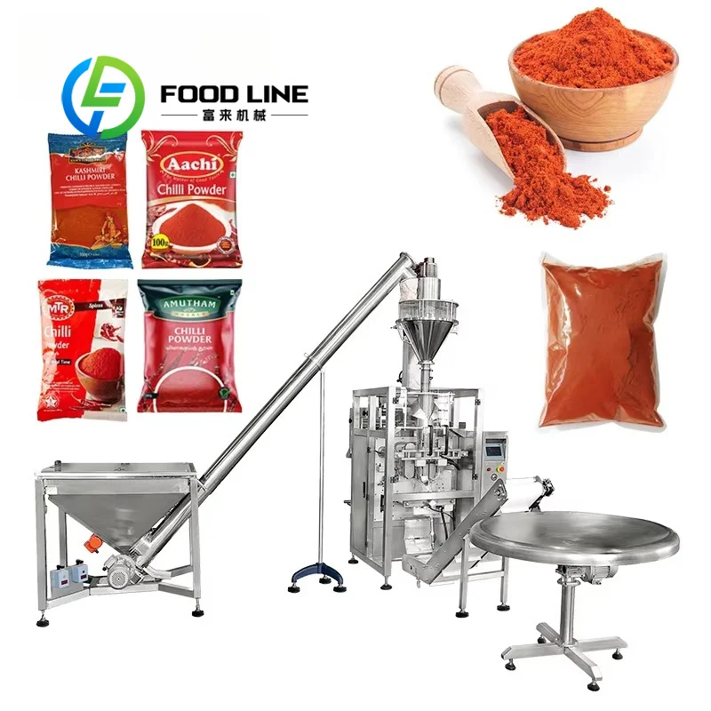Commercial Cocoa Powder Packaging Production Line Anti-Static Structure Stops Powder Adhesion On Filling Nozzle Inner Surfaces
