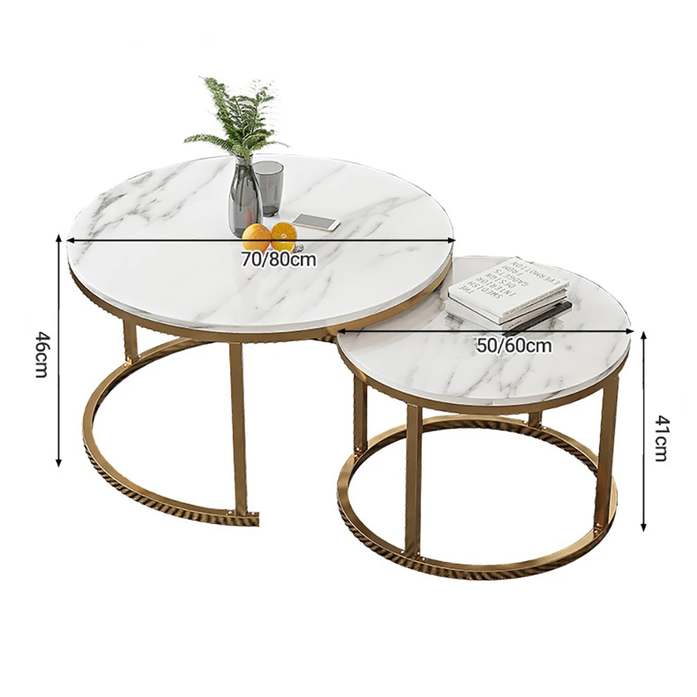 Modern Minimalist Coffee Table Premium Comfortable Trendy Round Center Table Nordic Luxury Table Basse Pour Salon Furniture