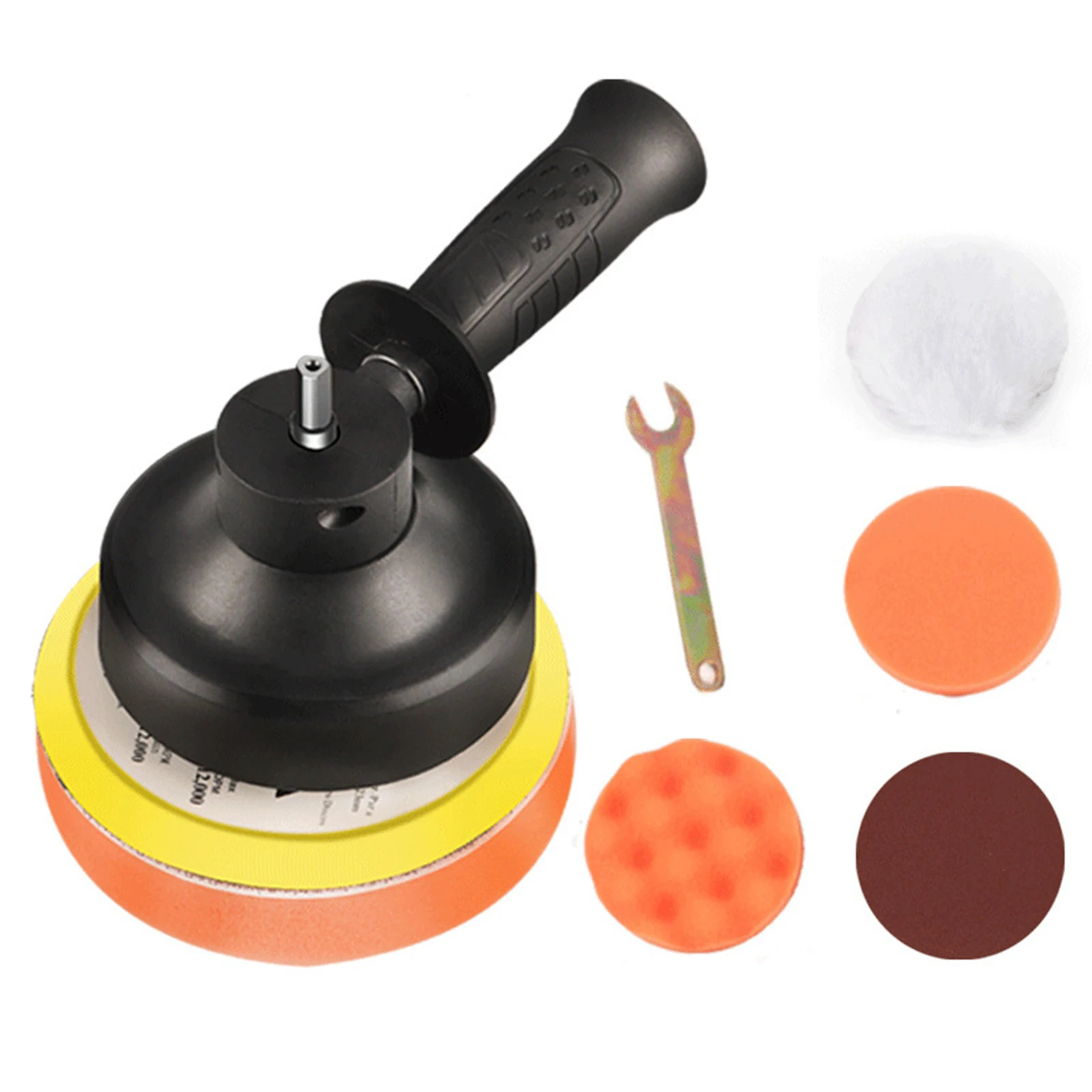 Car Polisher Machine Wool Wax Sponge Polishing Wheel Electric Drill Bit Adapter Buffing Pad Polishing Head Kit Power Tool