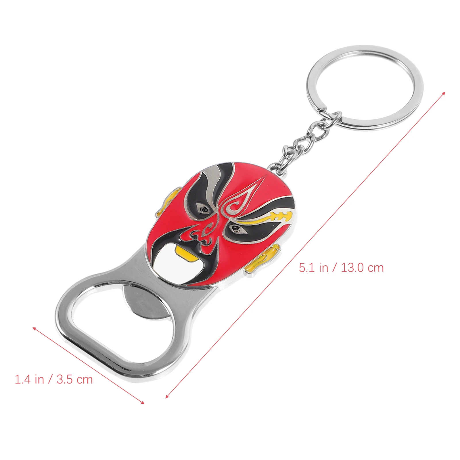

Multifunctional Keychain Bottle Zinc Alloy Flat Design Beer Soda Metal Spanner Keyring Keychain Bottle Opener for Men