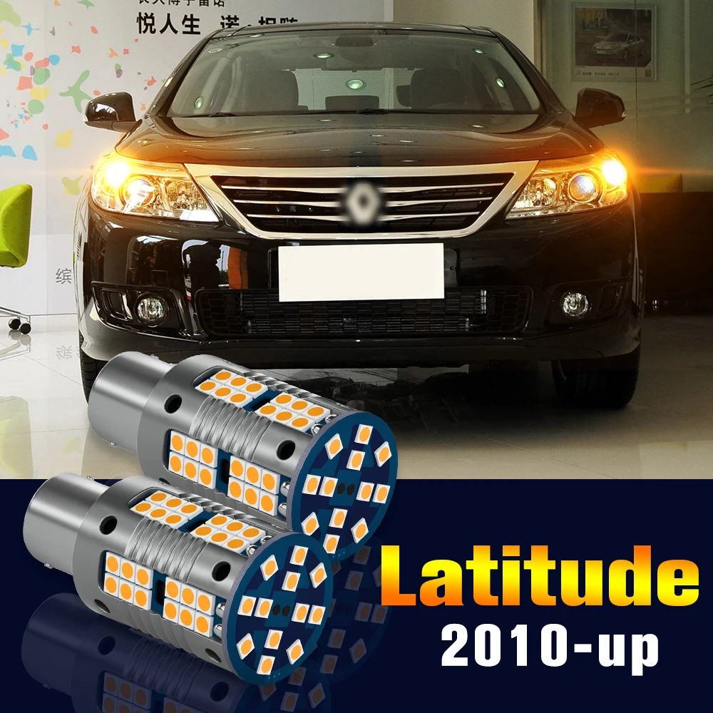 

2pcs LED Turn Signal Light Bulb Turning Lamp For Renault Latitude 2010 2011 2012 2013 Accessories