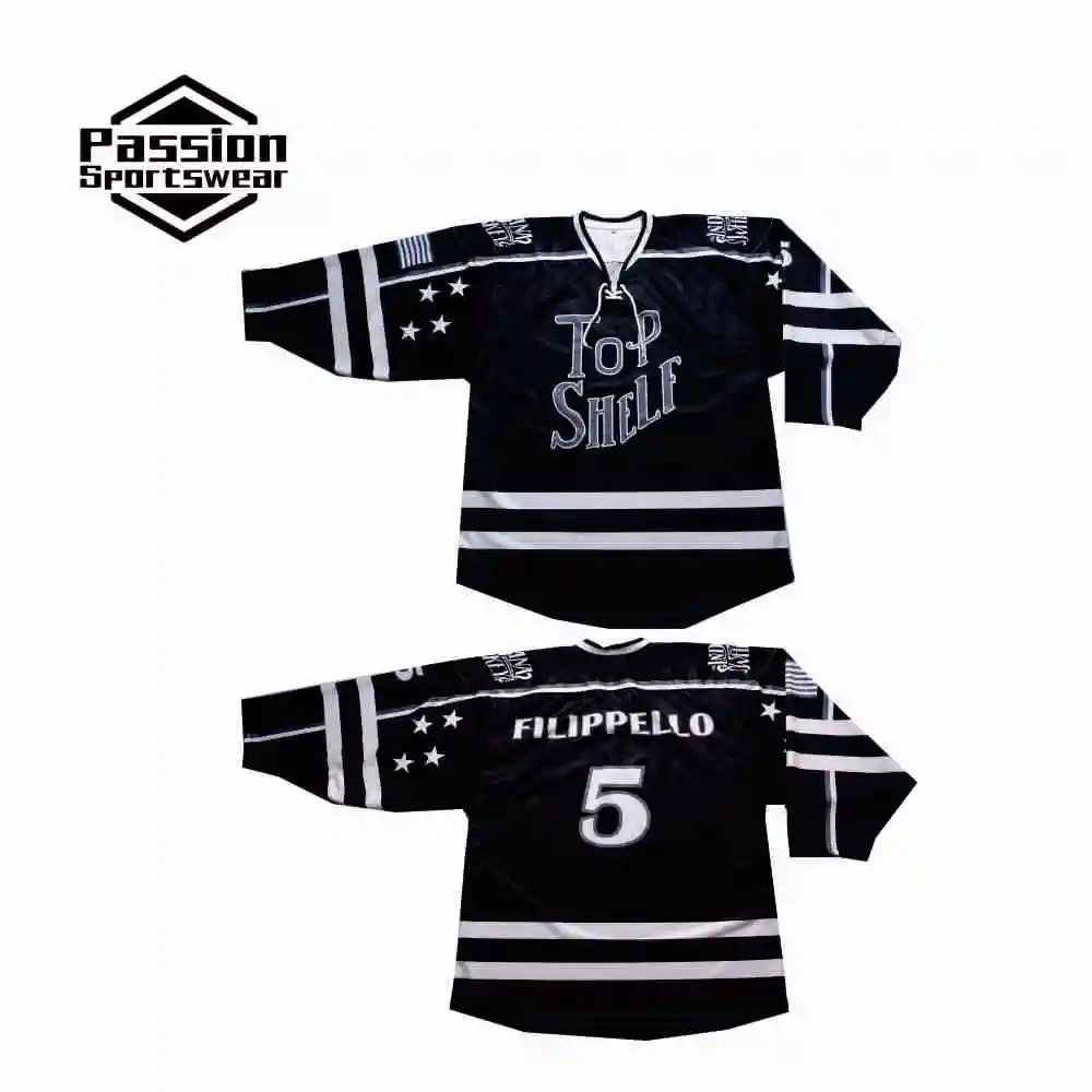 

5 PCS Custom Lace-Up Hockey Jersey Color Series V-Neck Long Sleeve Personalized 3D Printed Casual Sports Shirt Team Gift