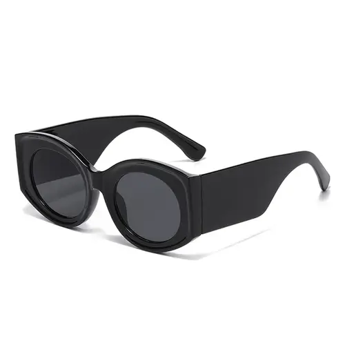 JNPCXI Fashion Oversized Oval Women Sunglasses Retro Jelly Color Orange Leopard Shades UV400 Men Gradient Sun Glasses - Image 11