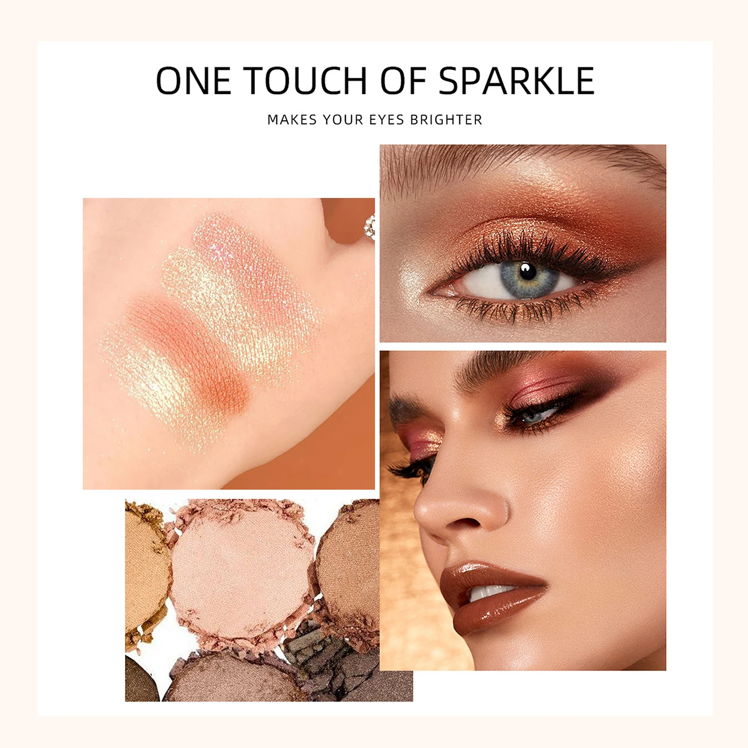 チェスナット 20 シェード アイシャドウ パレット 真珠光沢のあるマット 地味なザクロの種 クリスピーライス フォーミュラで長時間着用可能