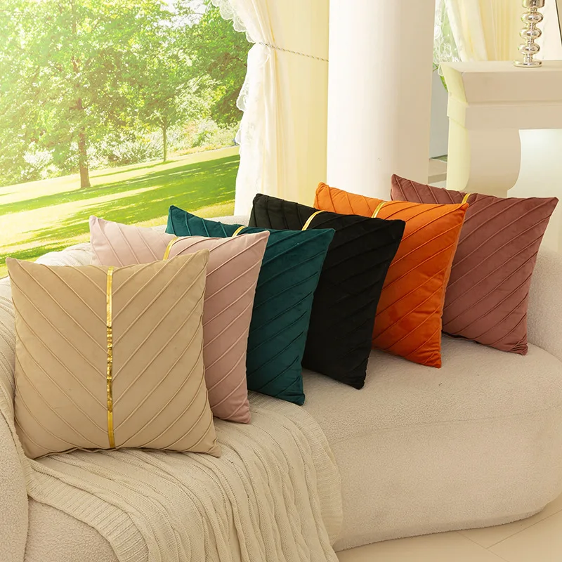 

Velvet Cushion Cover 45x45 Decorative Pillows for Living Room Home Decor PillowCases for Couch Sofa Nordic Pillow Cover Festival