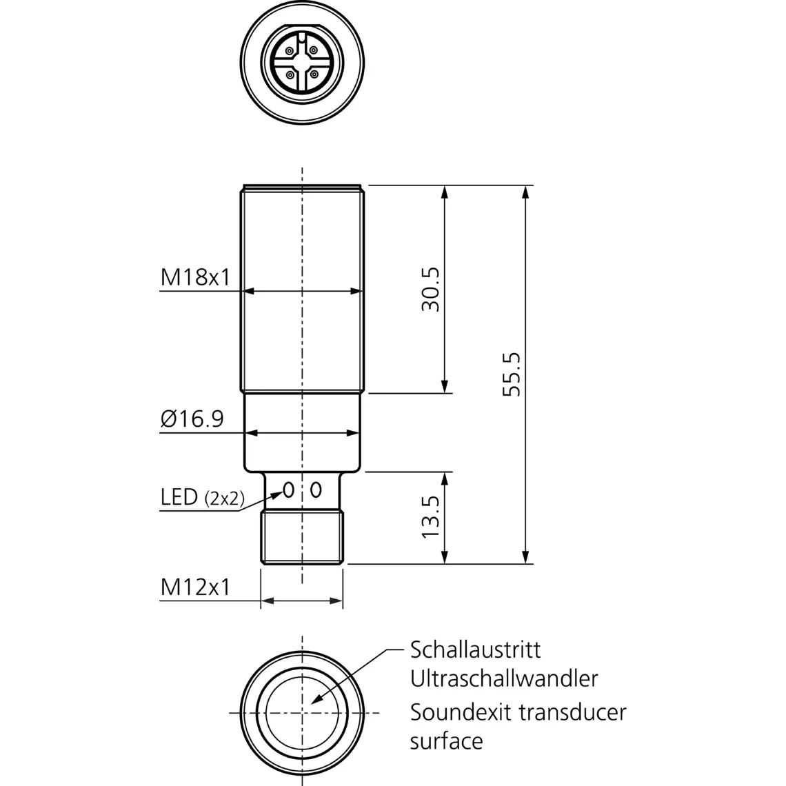 US18M800IU-B4 Ultraschallsensor