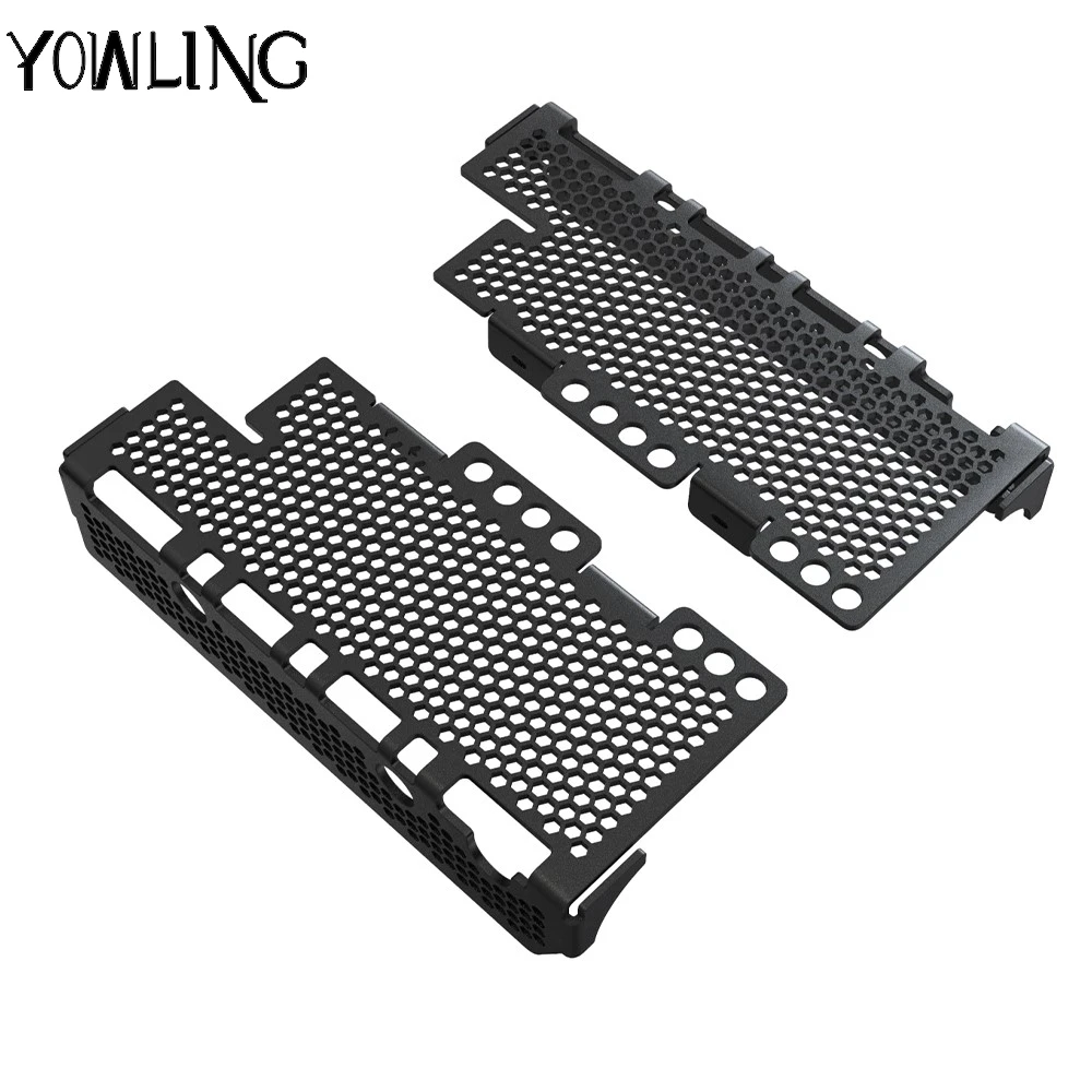 For Suzuki RM250 RM125 DRZ400 DRZ400E DRZ400S DRZ400SM Radiator Guard Tank Grill Shield Engine Cooler Bezel Protector Mesh Cover