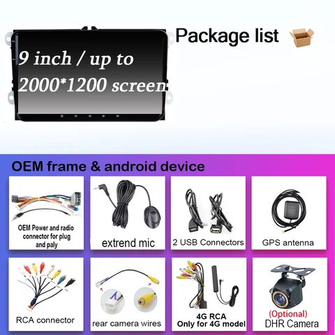 Bilradio för Volkswagen VW Caddy 2011 2012 2013 2014 2015 2016 2017 2018 Bilradio Multimediaspelare Navigation Ingen 2din DVD 5G 10 best sales VW Caddy-radio - №4