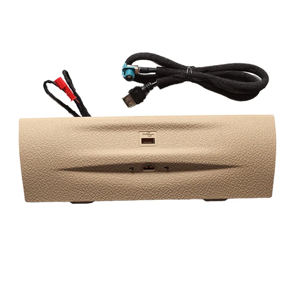 

Car Interior Upgrade USB Cover Plate Dashboard Ambient Light Cover Usb Plate Night Use Sleek Design 9 Light Colors