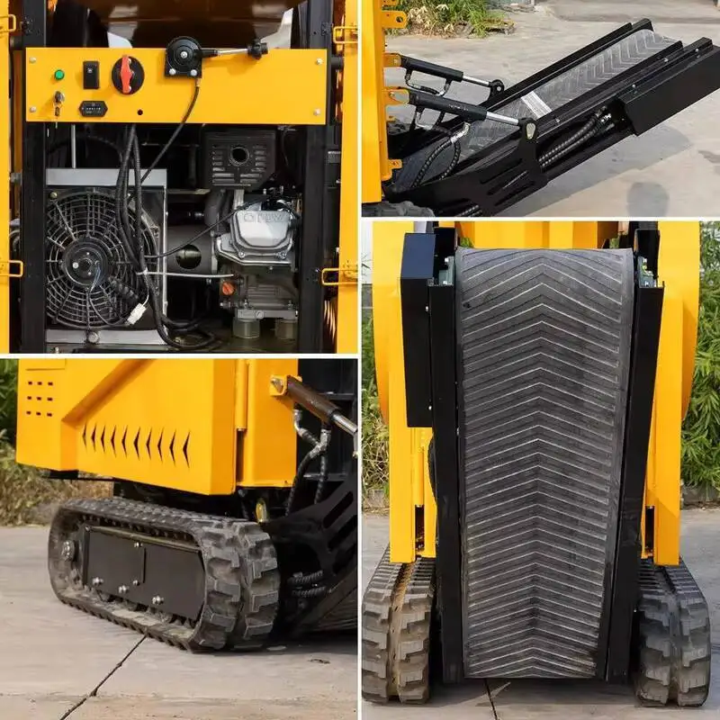 New Small Crawler Stone Jaw Crusher Ore For Gravel Mining Construction Waste Crushing With Core Engine