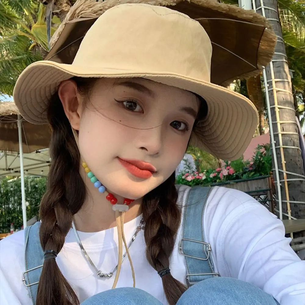 

Quick Drying Woman Sun Hat Korean Style Sunshade Sun-cream Bucket Hat Wide Brim Cover Outdoor Fishing Cap Sun Protection