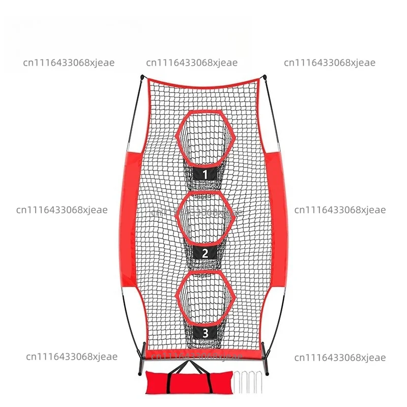 Portable Football Net Baseball NEt Football Training Hanging Target NeT Rugby Training net with Holes