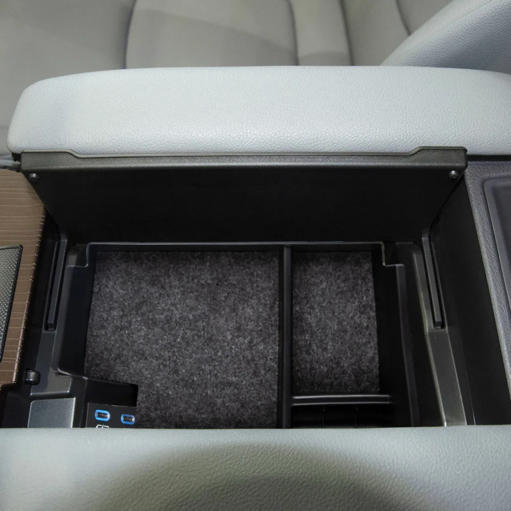 For Toyota Sienna 2021 2022 2023 2024 LHD Armrest Box Storage Tray Organizer Center Console Container Stowing Accessories - view 3
