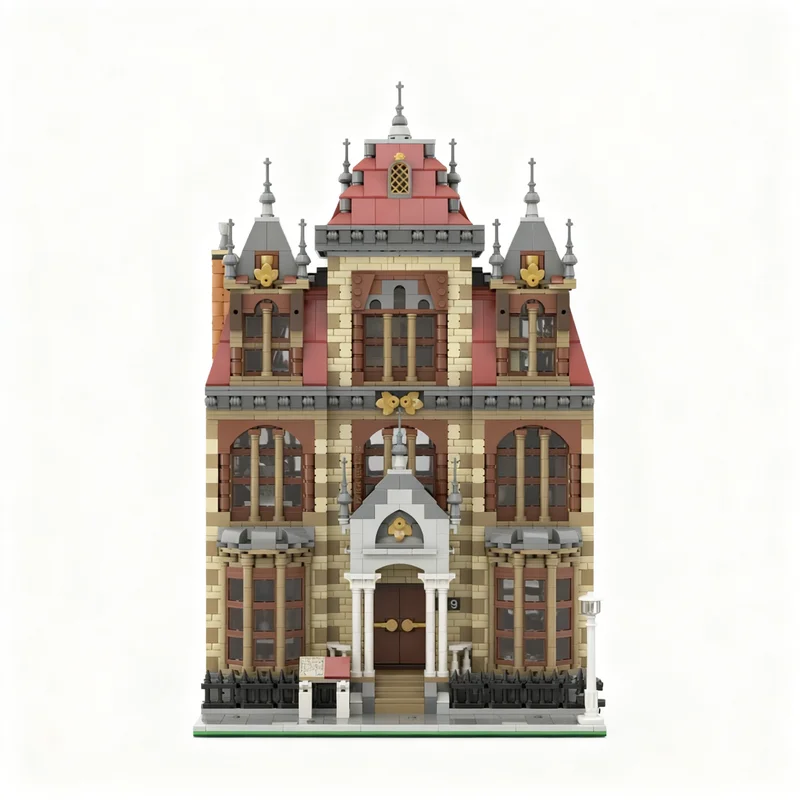 

4201pcs MOC Historic Manor Modular Streetscape Model Building Blocks Construction Toy Christmas Gifts DIY Creative Idea Birthday