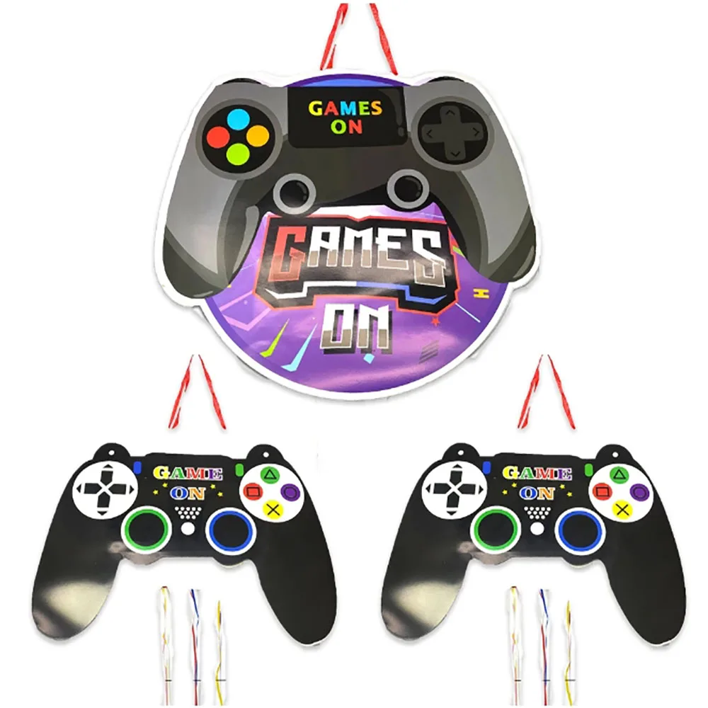 

1pcs/lot Game Themed Birthday Piñata Birthday Party Decor pinata Game Boys Kids birthday party favors