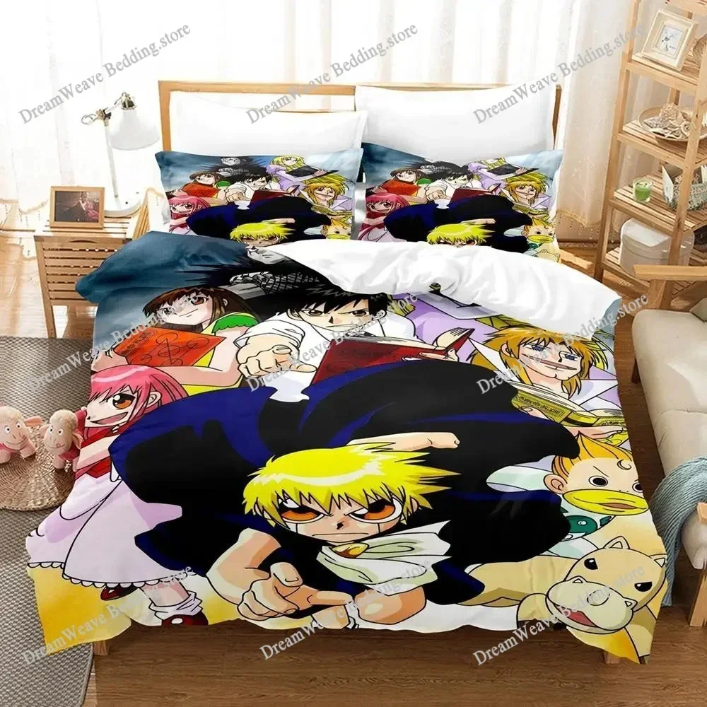 Bedding Decor 3d Print Anime Zatch Bell! Bedding Set Single Twin Full Queen King Size Bed Set Adult Kid Bedroom Duvet Cover Sets