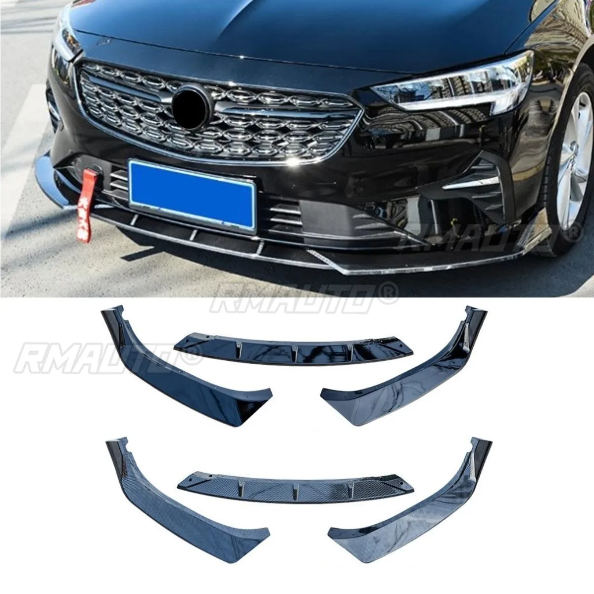 

Для Buick Regal 2020-2023 автомобильный передний бампер, разделитель губ, диффузор, спойлер, защита бампера, комплект кузова, автомобильные аксессуары