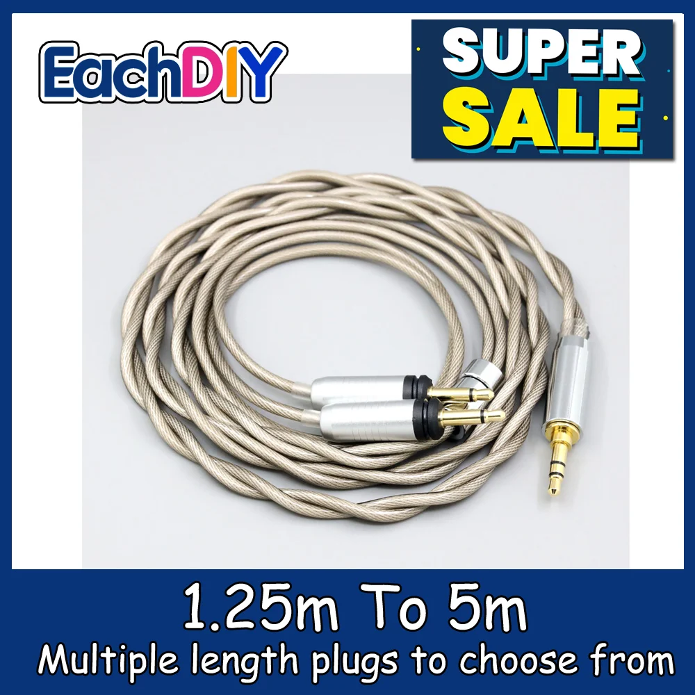 

Type6 756 core 7n Litz OCC Silver Plated Earphone Cable For Focal Clear Elear Elex Elegia Stellia Celestee Radiance LN008261