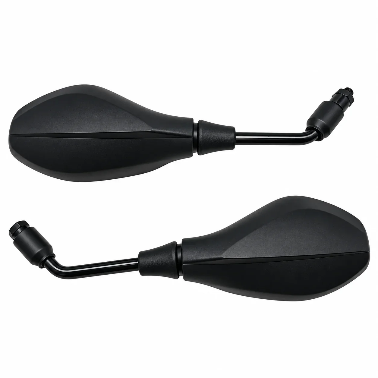 Universal M8/M10 Left‑Right Thread Motorcycle Rear‑View Mirror Adjustable ABS Iron Stem for Street Bike Electric Scooter 5