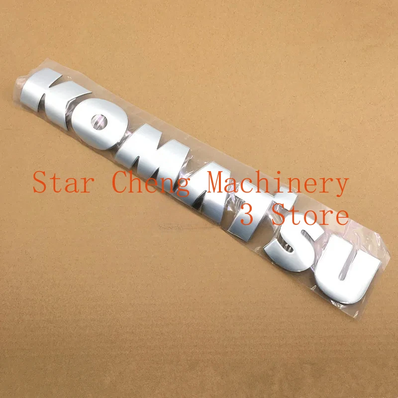 

Komatsu PC200 210 220 240-8mo Cab Metal Logo Sticker Aluminum Door Small Sign Excavator Interior Decor Accessories New