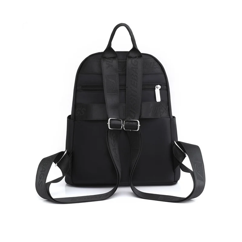 2023 nuove donne zaini in Nylon Multi-strati borse da viaggio Casual ricamo borse da scuola per ragazze adolescenti Mochila Feminino