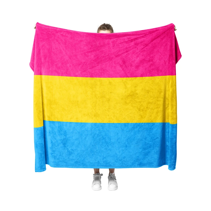 

Aertemisi Pansexual Pride Flag Rainbow LGBT Pet Blanket for Small Medium Large Dog Cat Puppy Kitten Couch Sofa Bed