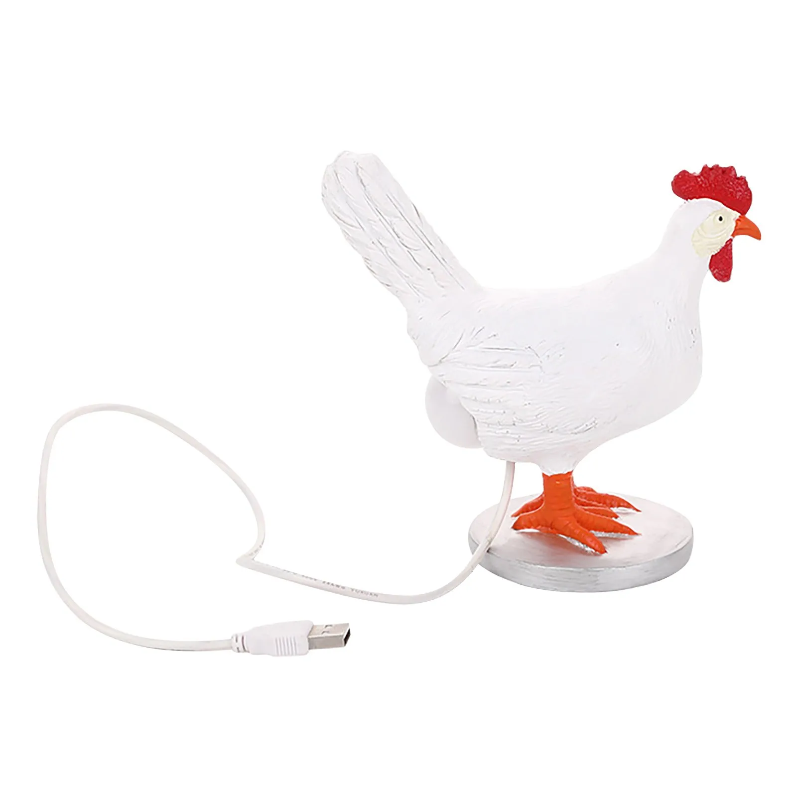 Decorativo Simulado Animal Night Lights, Engraçado Páscoa Home Decor, Festa Carnaval Chicken Lamp, Chick Night Light Ornamentos