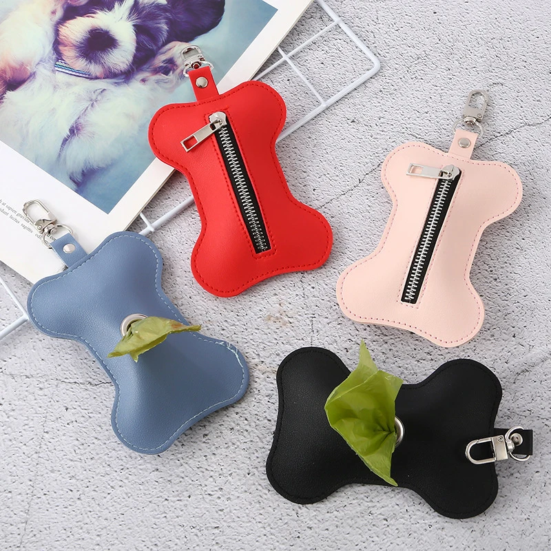 Bone Shaped Enlarged Storage Bag Dog Poop Pickup Bag Dispenser Waste Bag Carrier Dispenser Clean Pick Up Tools Pet Accessories