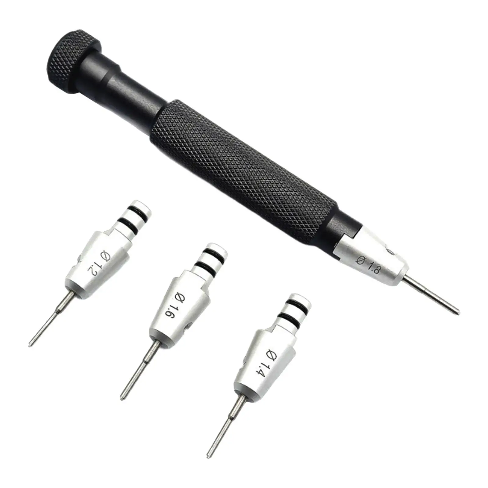 Watch Repair Screwdriver Kit Replace Bit Heads Ergonomic Rubber Rings for Glasses Electronics Maintenance Home Toys Eyeglass