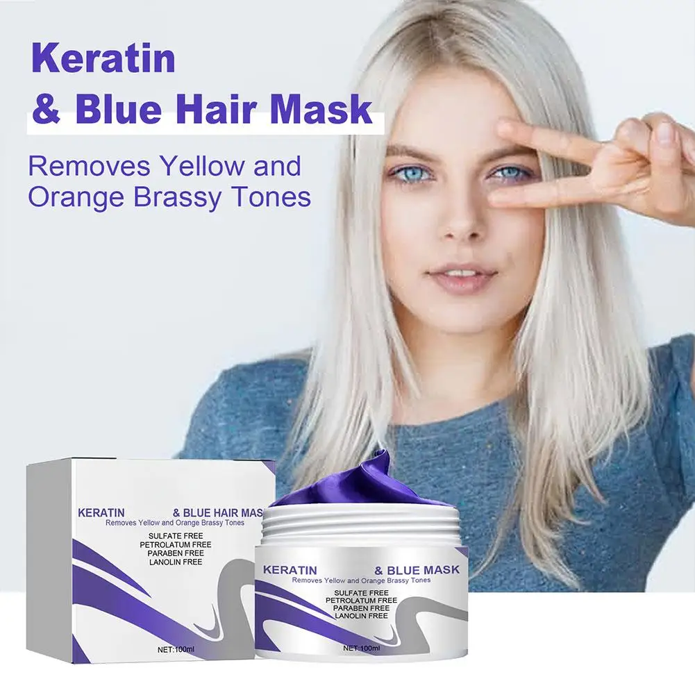 

Получите великолепные волосы с кератиновой фиолетовой маской для волос объемом 100 мл — восстанавливающая и питательная маска для волос для лечения сухих и поврежденных волос J0J5