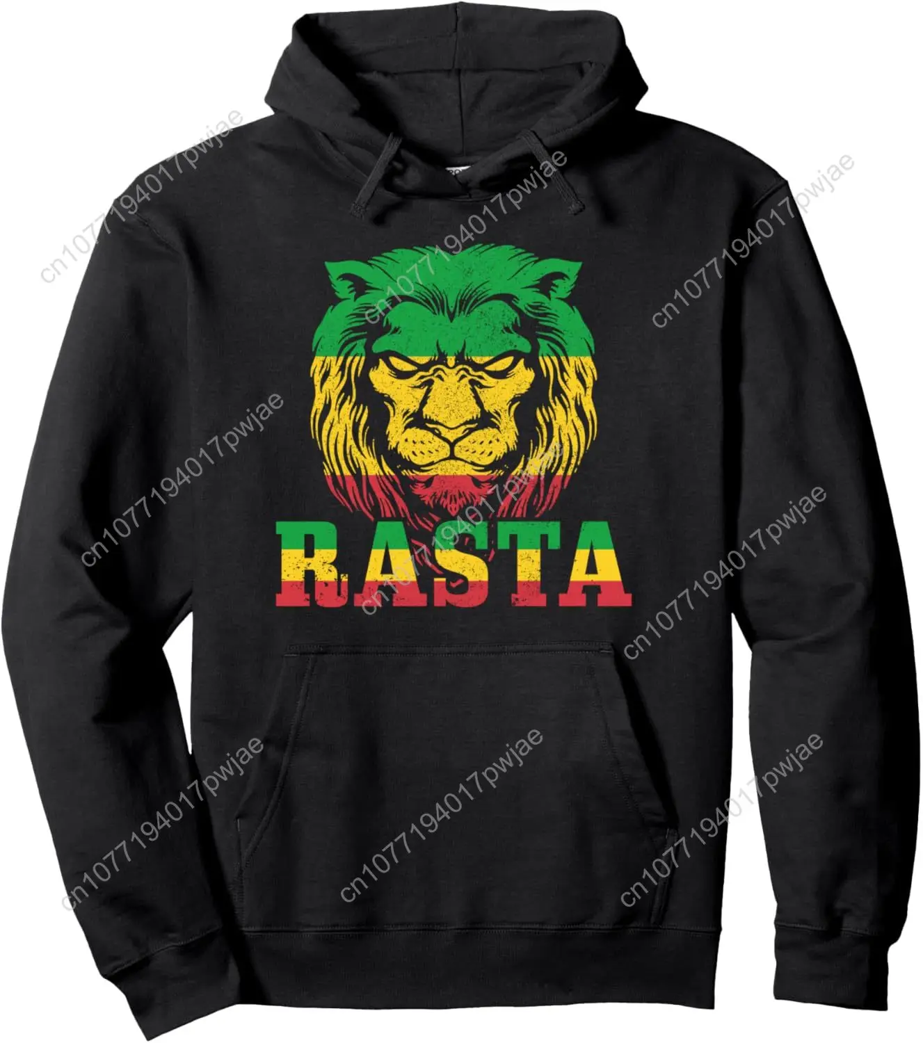 

Rasta Lion Of Judah Reggae Music Rastafari Jamaica Подарочный пуловер с капюшоном