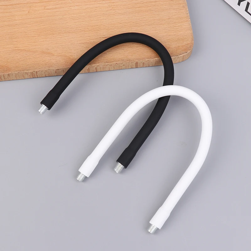 1Pc M6 M8 Male Female Thread Soft Light Flexible Conduit DIY Metal Silicone Gooseneck Hose Bendable Shaping Universal For Lamp