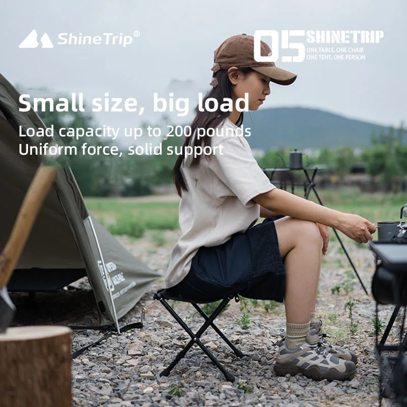 ShineTrip Mazar portátil-Material de aleación de aluminio, fácil de llevar para viajes al aire libre, hace que su viaje de Camping sea más cómodo.