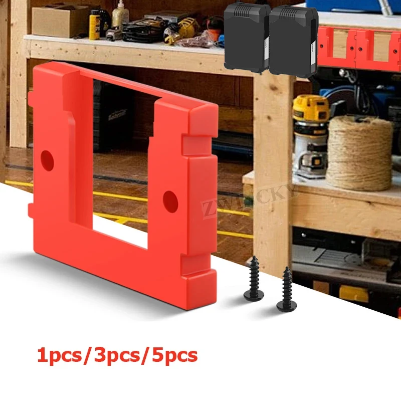 

For HANS For Einhell 18v Batteries holder Wall Moun Devices Undershelf Holder Mount Battery Case Belt Clip Be Fixed To The Wall