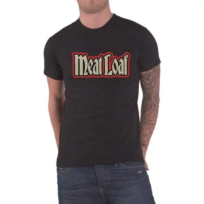 Meat Loaf T Shirt Anything For Love Roses New Official Mens Black