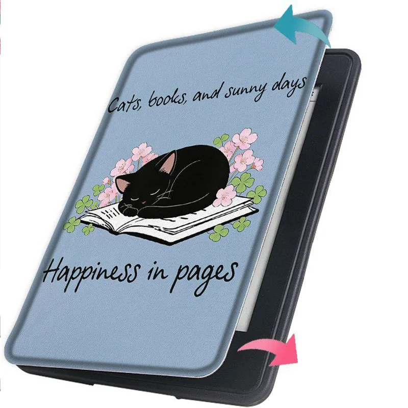 For Kindle Protective Kitten Case For 6” Kindle11th Gen 2022/2024 – Premium Soft Edge Case Anti-Scratch & Shockproof Auto Wake/S