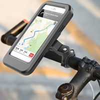 Motorcycle Phone Holder Support Moto Bicycle Handlebar Phone Stand Waterproof Touch Screen Universal Phone Mount Bag for Samsung