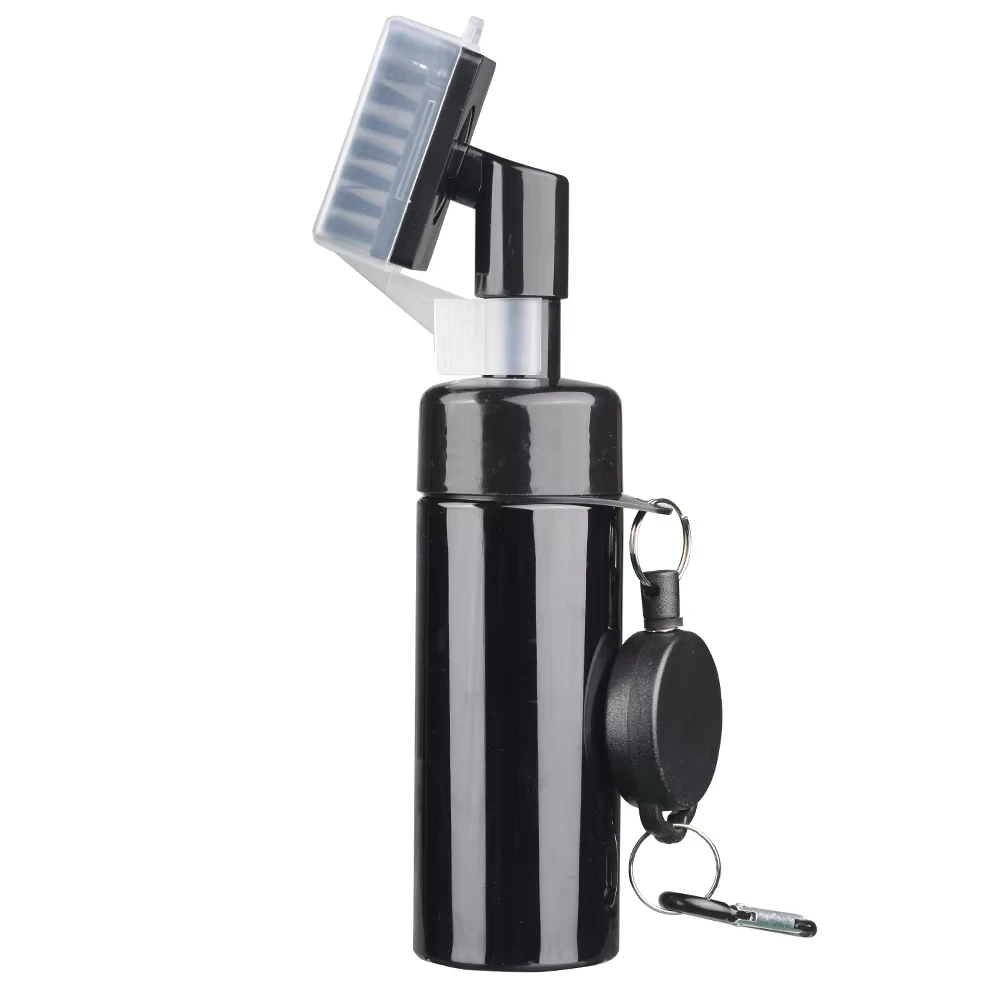 Golf club head cleaning groove brush with retractable buckle for easy carrying Clean golf club brush with leakproof liquid