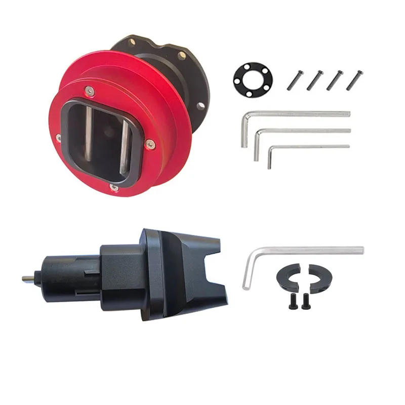 In Stock Simube Bule Qr2 Pro Bundle (type-c) Quick Release For Fanatec Wheel-side & Qr2 Base-side (type -c Port)